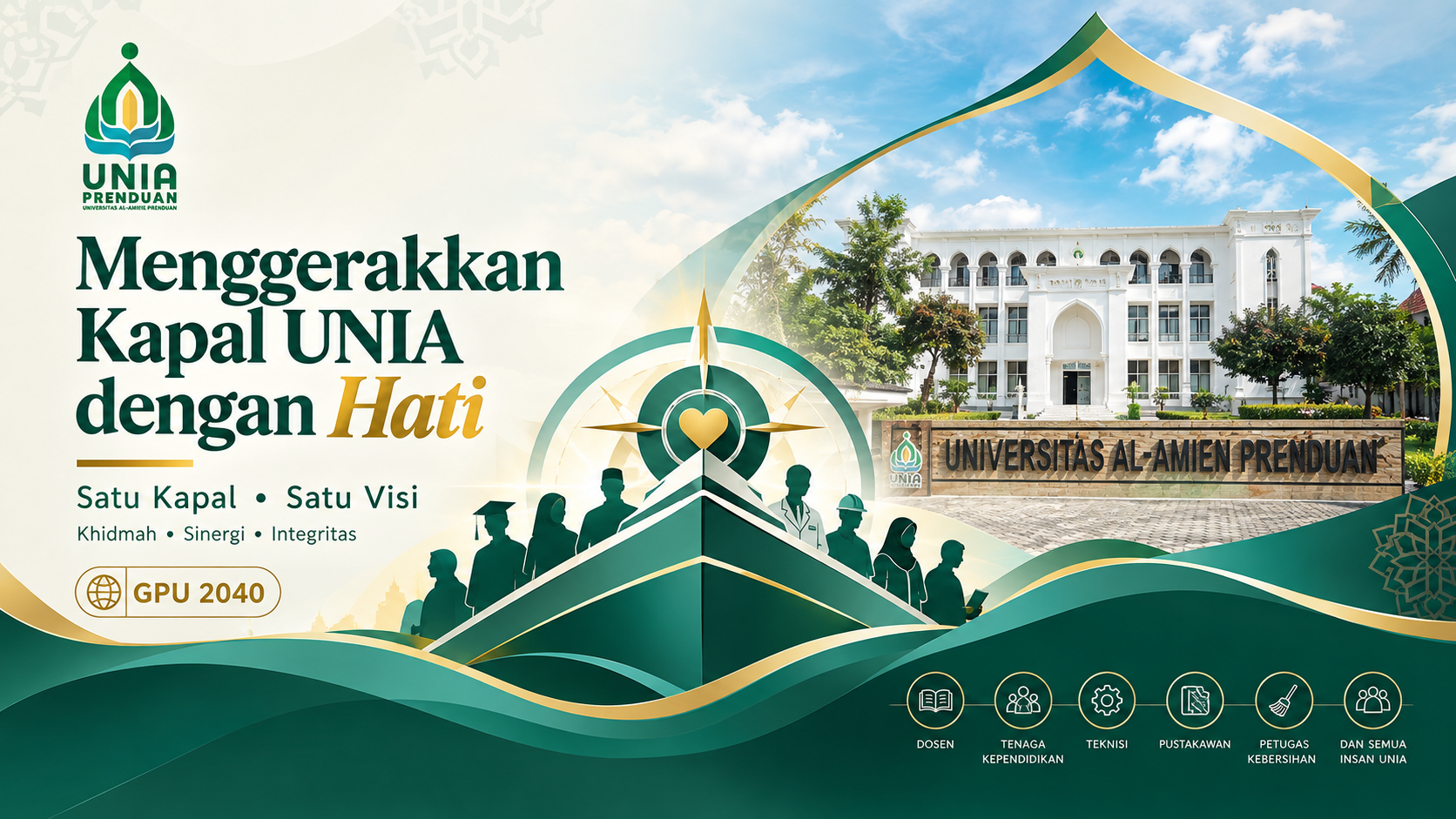 Menggerakkan Kapal UNIA dengan Hati