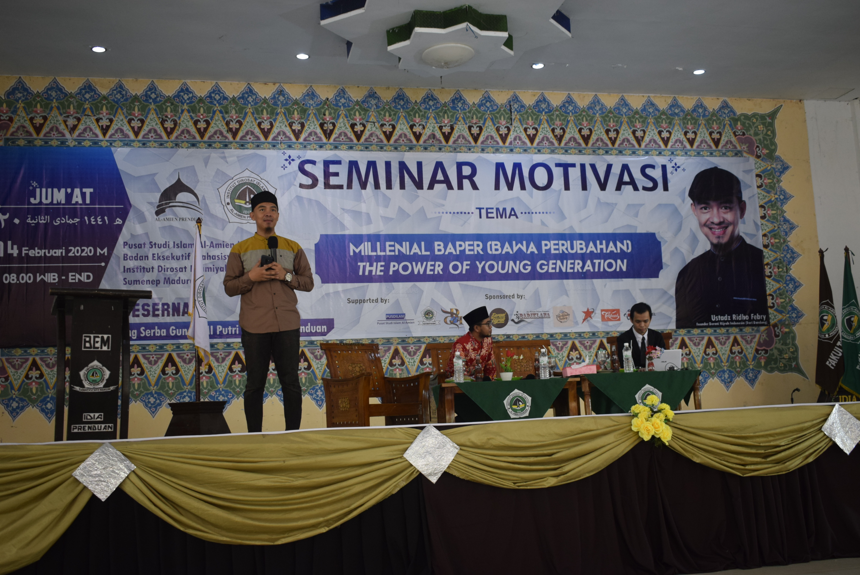 Pacu Motivasi, BEM IDIA Prenduan Adakan Seminar Motivasi