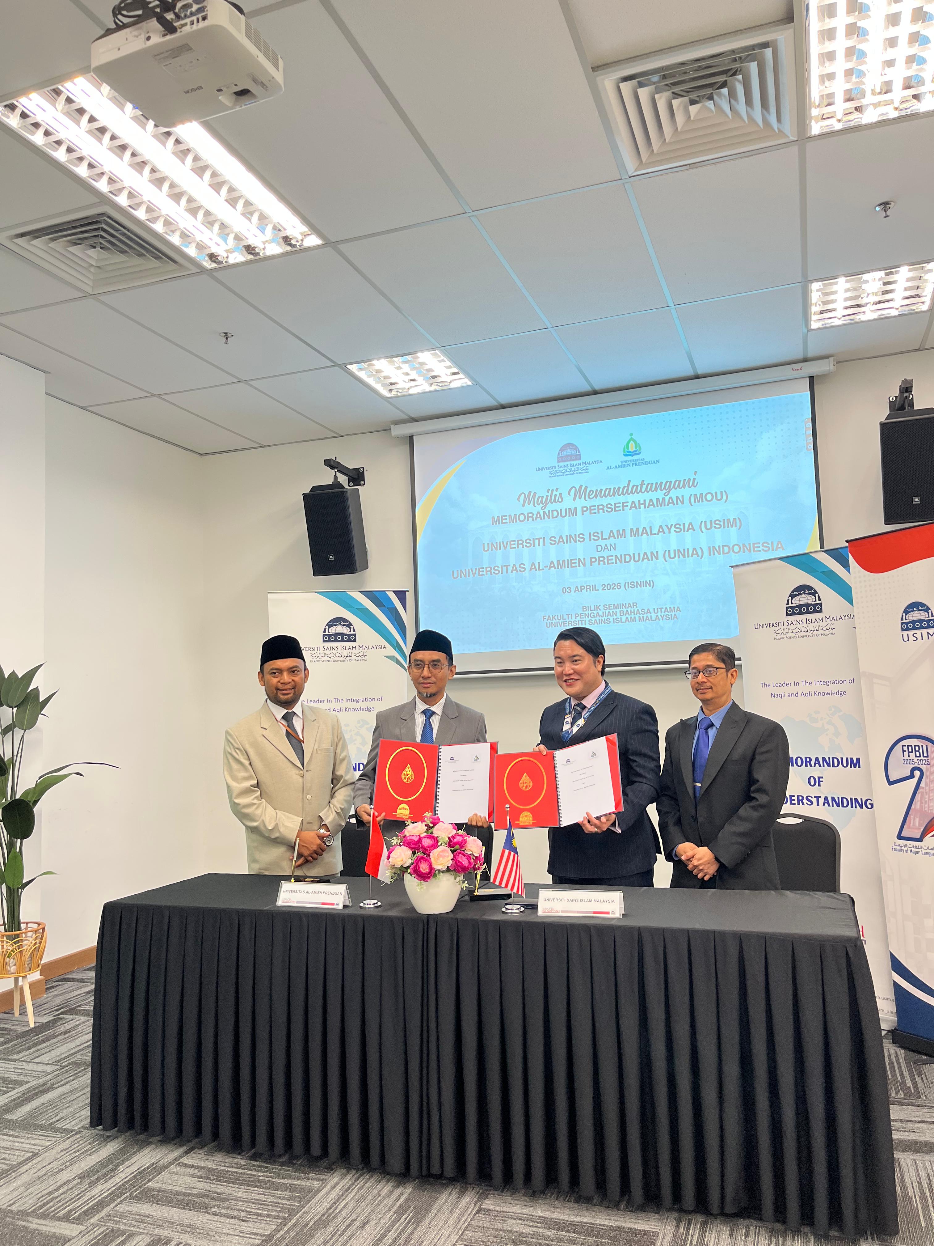 UNIA dan USIM Perkuat Kolaborasi Global melalui Penandatanganan MoU Akademik