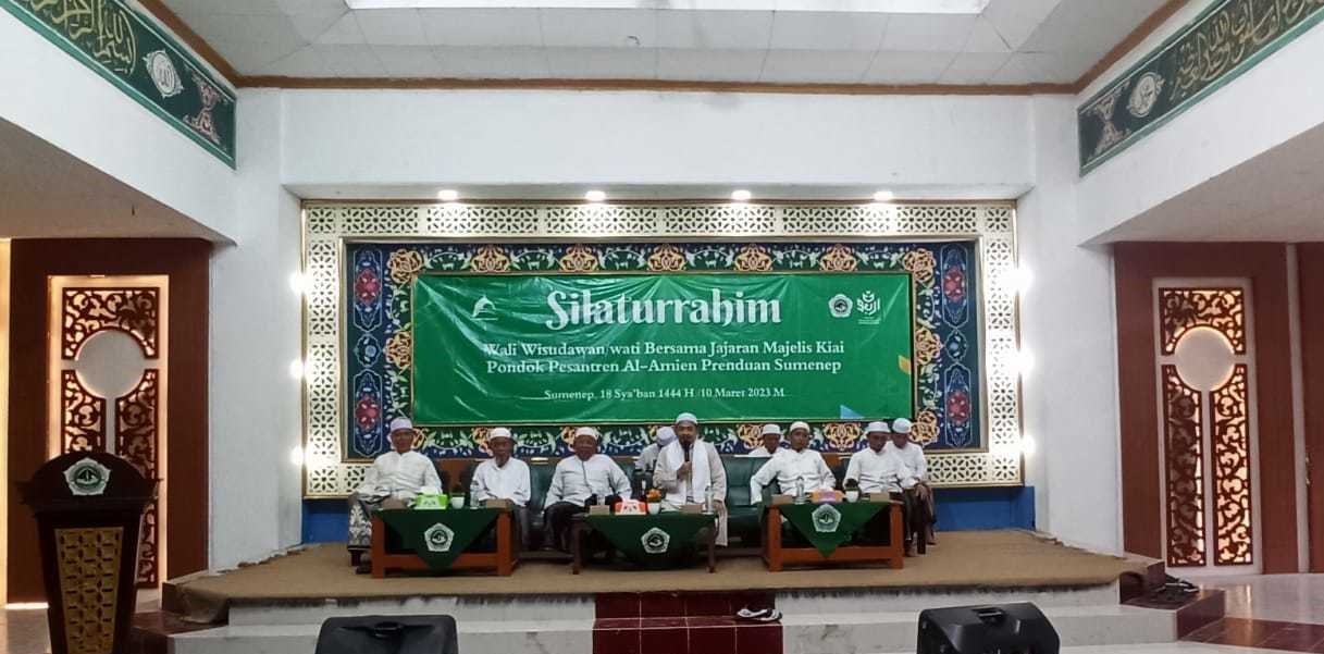 SILATURRAHMI WALI WISUDAWAN BERSAMA JAJARAN MAJELIS KIAI PONDOK PESANTREN AL-AMIEN PRENDUAN