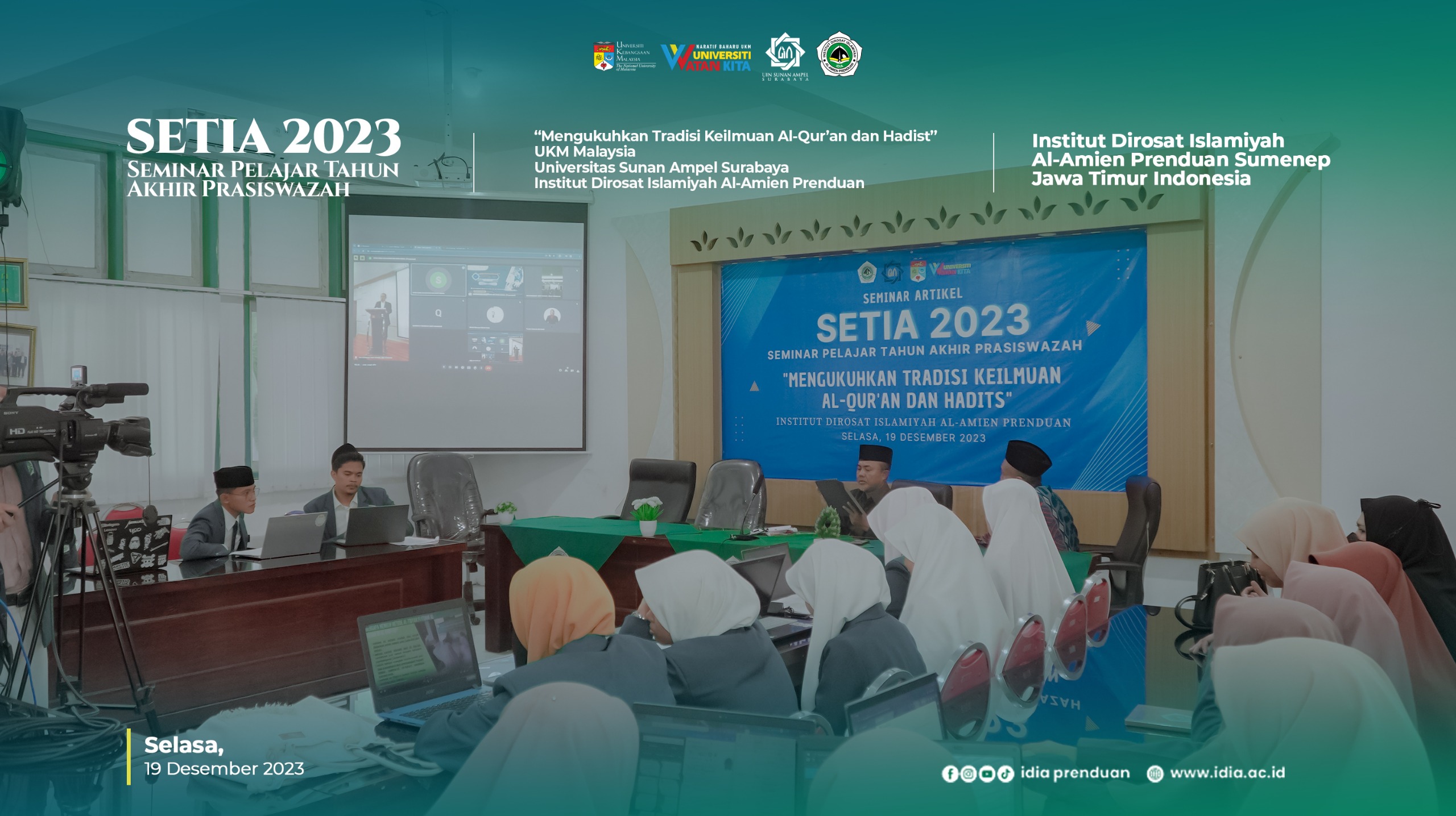 Seminar Pelajar Tahun Akhir Prasiswazah Kolaboratif Antar 3 Instansi: Menyemai Prestasi dan Kerjasama