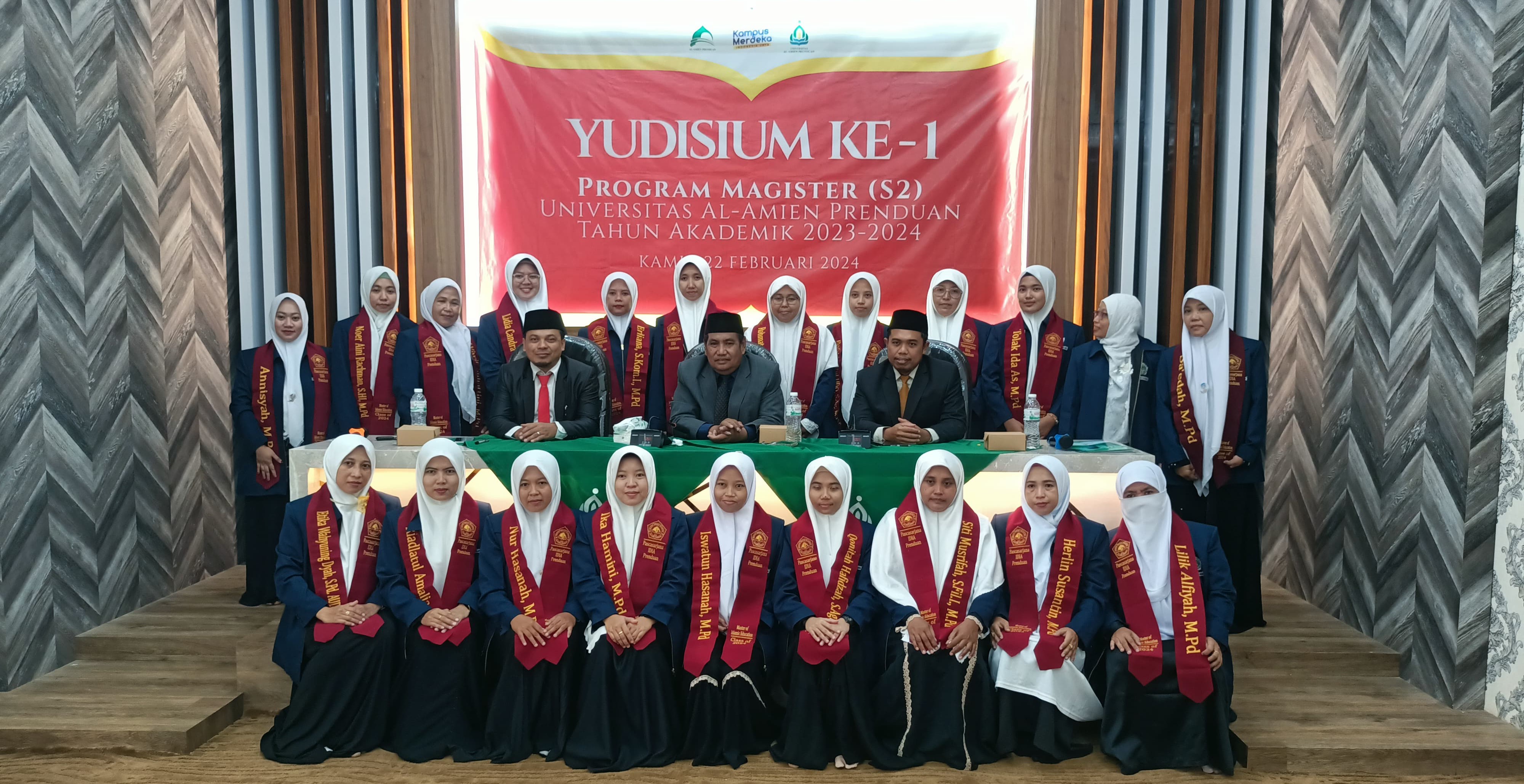 Yudisium Perdana, Direktur Pascasarjana Himbau Lanjut Pendidikan S3