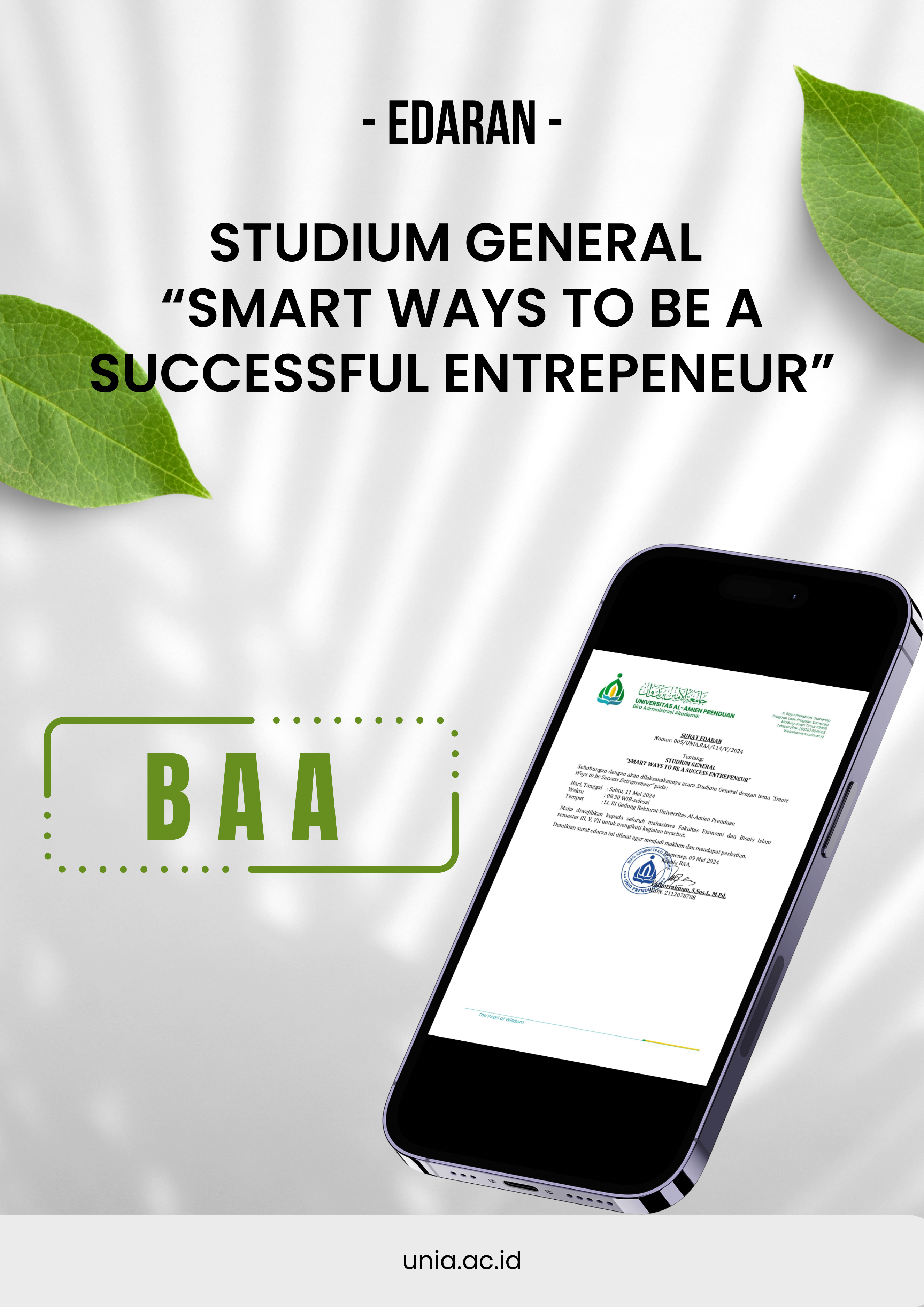 EDARAN STUDIUM GENERAL