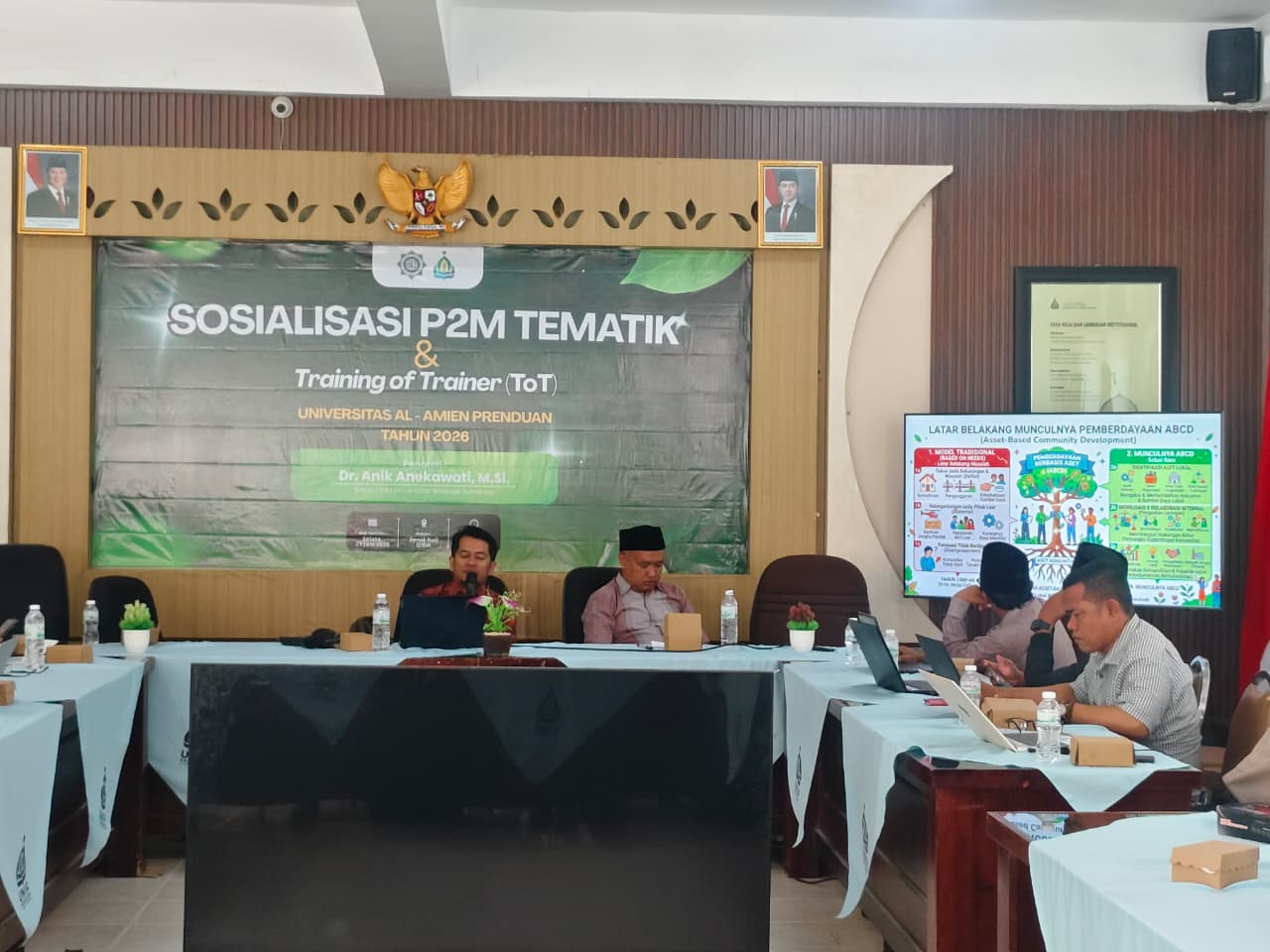 Wujudkan Pengabdian Berdampak, Universitas Al-Amien Prenduan Sukses Gelar Sosialisasi P2M Tematik dan ToT Dosen