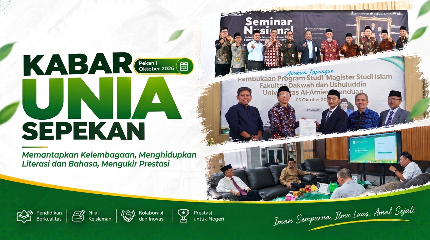 KABAR UNIA SEPEKAN (Pekan I – Oktober 2026): Memantapkan Kelembagaan, Menghidupkan Literasi dan Bahasa, Mengukir Prestasi